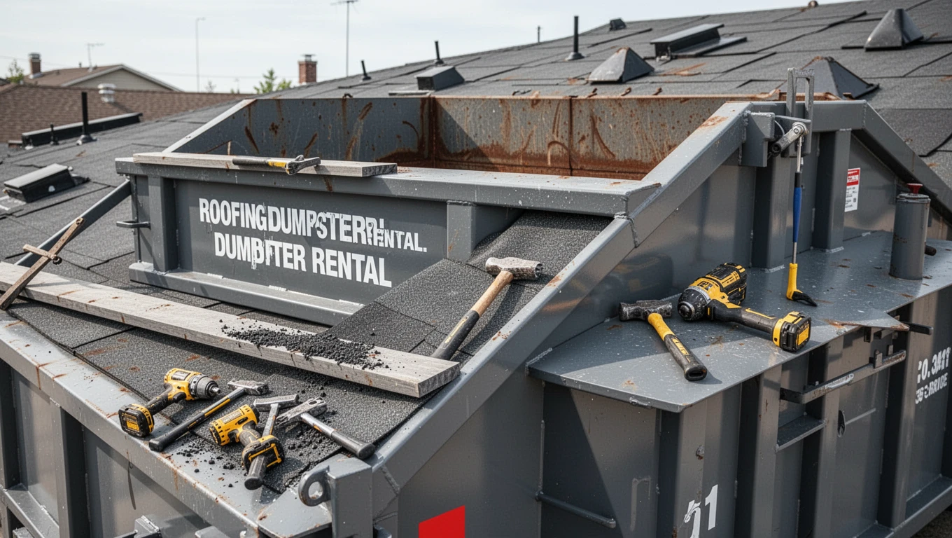 Roofing Dumpster Rental