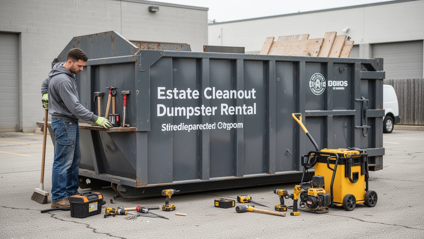 Estate Cleanout Dumpster Rental